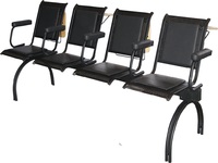 Секция стульев "ВЕГА" (передвижная, разборная на круглых опорах, с подлокотниками)